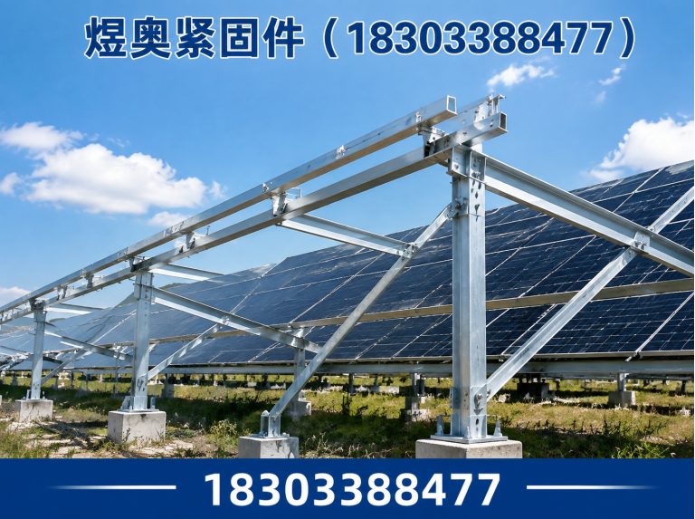 大名县光伏支架展示图